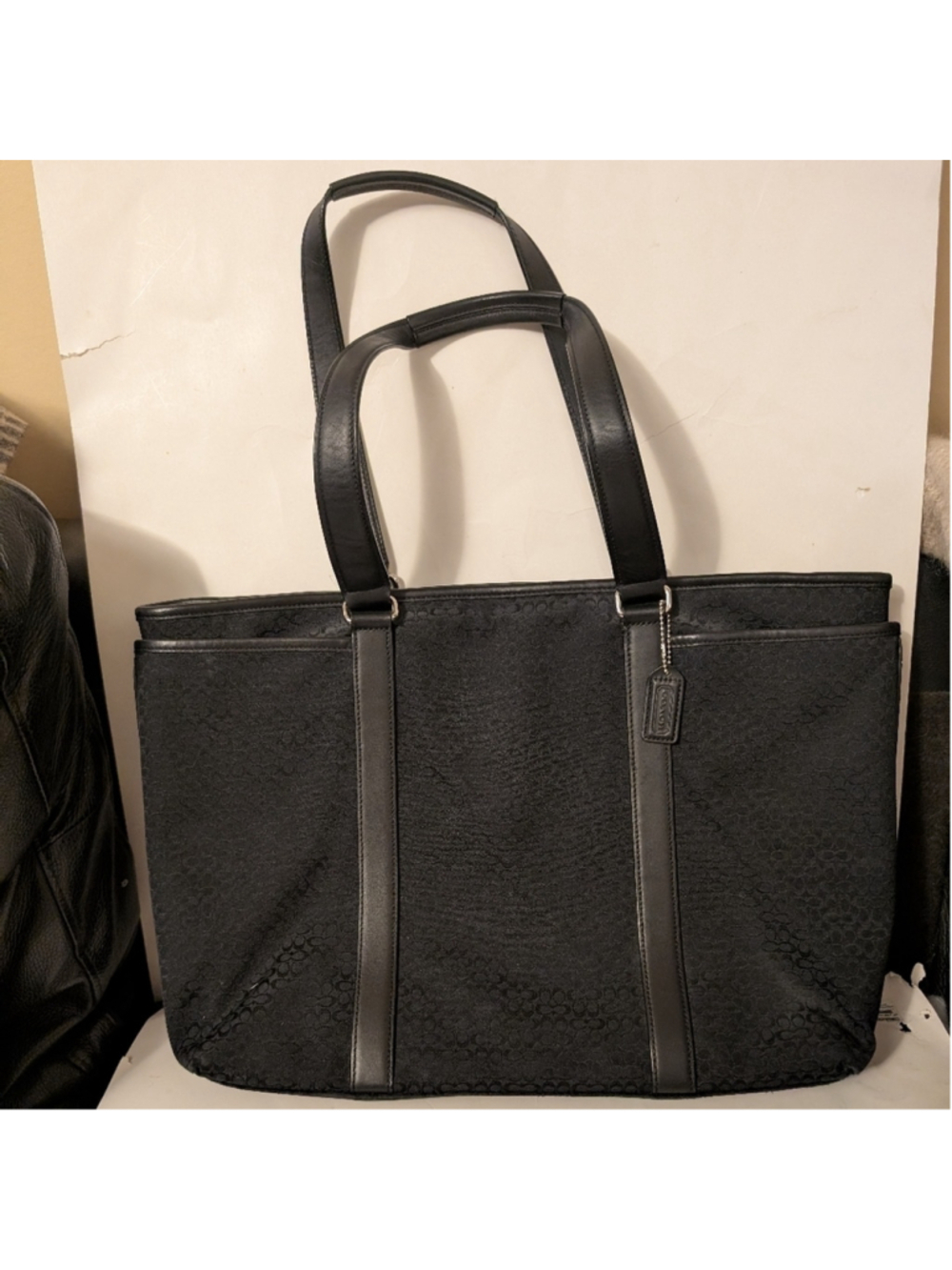 Coach Hampton Signature Canvas Tote F77014 in VGUC